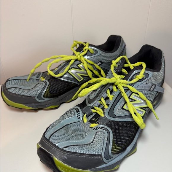 New Balance Shoes - New Balance 875 Trail Running Shoes Gray Black Green Women's Size 11